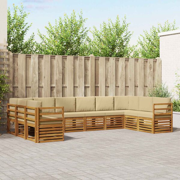 vidaXL &Sigma;&alpha;&lambda;&omicron;&nu;ά&kappa;&iota; &Gamma;&omega;&nu;&iota;&alpha;&kappa;&omicron;ύ &Kappa;&alpha;&nu;&alpha;&pi;έ &mu;&epsilon; &mu;&alpha;&xi;&iota;&lambda;ά&rho;&iota; 10 pcs &Phi;&upsilon;&sigma;&iota;&kappa;ό &kappa;&alpha;&iota; &Mu;&pi;&epsilon;&zeta;