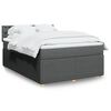 vidaXL &Kappa;&rho;&epsilon;&beta;ά&tau;&iota; Boxspring &mu;&epsilon; &Sigma;&tau;&rho;ώ&mu;&alpha; &Sigma;&kappa;&omicron;ύ&rho;&omicron; &Gamma;&kappa;&rho;&iota; 140x190 &epsilon;&kappa;. &Upsilon;&phi;&alpha;&sigma;&mu;ά&tau;&iota;&nu;&omicron;