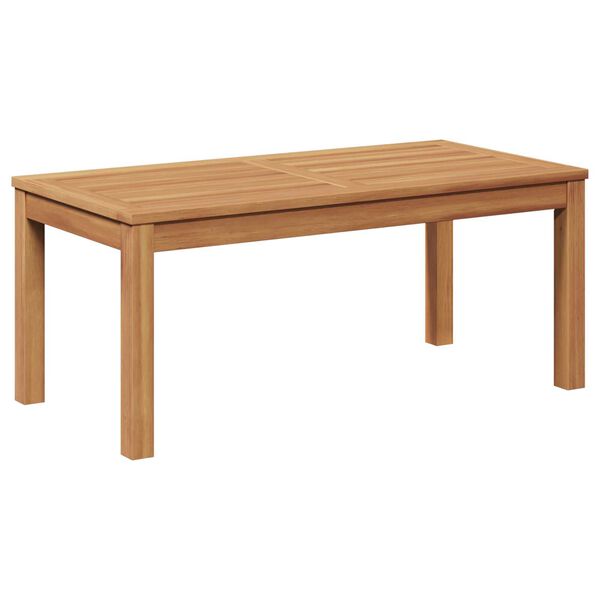vidaXL Τραπέζι Κήπου Καστανό 95 x 45 x 40 εκ Μασίφ ξύλο teak