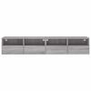 vidaXL Ντουλάπια Τοίχου Τηλ. 2 τεμ. Γκρι Sonoma 80x30x30εκ. Επεξ. Ξύλο