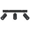 vidaXL Σποτ οροφής Μαύρο 38 x 5.5 x 16.5 εκ Ατσάλι