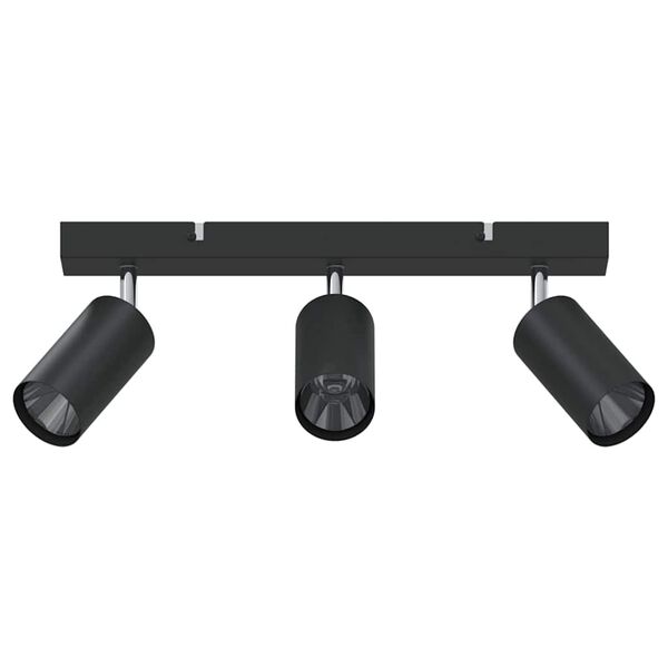 vidaXL Σποτ οροφής Μαύρο 38 x 5.5 x 16.5 εκ Ατσάλι
