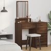 vidaXL Κομμό Υπνοδωματίου με συρτάρι Καφέ δρυς 50 x 41 x 140 εκ.