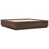 vidaXL Πλαίσιο Κρεβατιού Καφέ Δρυς 200x200 εκ. Επεξεργασμένο Ξύλο