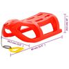 vidaXL Έλκηθρο Κόκκινο 80 x 39,5 x 25,5 εκ. από Πολυπροπυλένιο