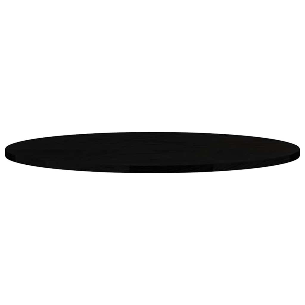vidaXL Επιτραπέζια επιφάνεια Σκούρο Καφέ 80x40x2 εκ. Ξύλο Δρυός Οβάλ