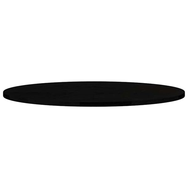 vidaXL Επιτραπέζια επιφάνεια Σκούρο Καφέ 80x40x2 εκ. Ξύλο Δρυός Οβάλ