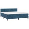 vidaXL &Kappa;&rho;&epsilon;&beta;ά&tau;&iota; Boxspring &mu;&epsilon; &Sigma;&tau;&rho;ώ&mu;&alpha; & LED &Sigma;&kappa;. &Mu;&pi;&lambda;&epsilon; 180x200&epsilon;&kappa;. &Beta;&epsilon;&lambda;&omicron;ύ&delta;&iota;&nu;&omicron;