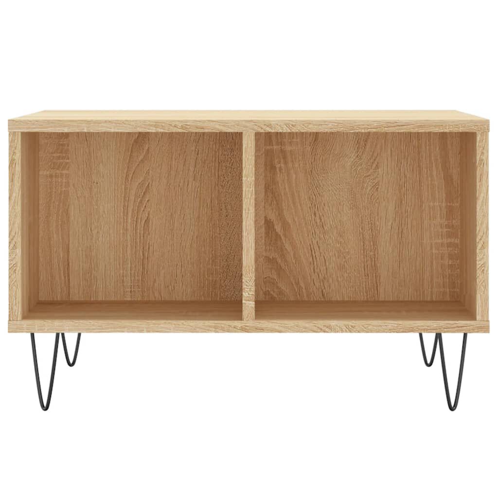 vidaXL Τραπεζάκι Σαλονιού Sonoma Δρυς 60x50x36,5εκ. Επεξεργασμένο Ξύλο