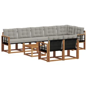 vidaXL &Sigma;&epsilon;&iota;&rho;ά &Kappa;&alpha;&nu;&alpha;&pi;έ &Epsilon;&xi;&omega;&tau;&epsilon;&rho;&iota;&kappa;&omicron;ύ 9 pcs &Phi;&upsilon;&sigma;&iota;&kappa;ό &kappa;&alpha;&iota; &Alpha;&nu;&omicron;&iota;&chi;&tau;ό &Gamma;&kappa;&rho;&iota;