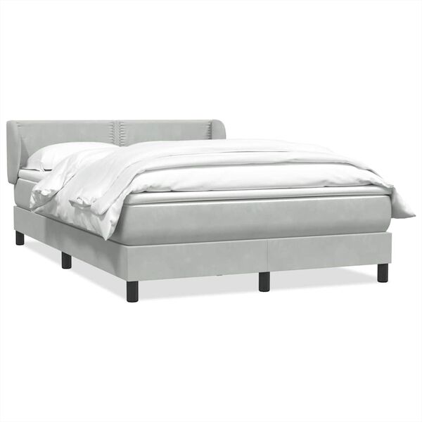 vidaXL &Kappa;&rho;&epsilon;&beta;ά&tau;&iota; Boxspring &mu;&epsilon; &Sigma;&tau;&rho;ώ&mu;&alpha; &Alpha;&nu;&omicron;&iota;&chi;&tau;ό &Gamma;&kappa;&rho;&iota; 160x220 &epsilon;&kappa;. &Beta;&epsilon;&lambda;&omicron;ύ&delta;&iota;&nu;&omicron;