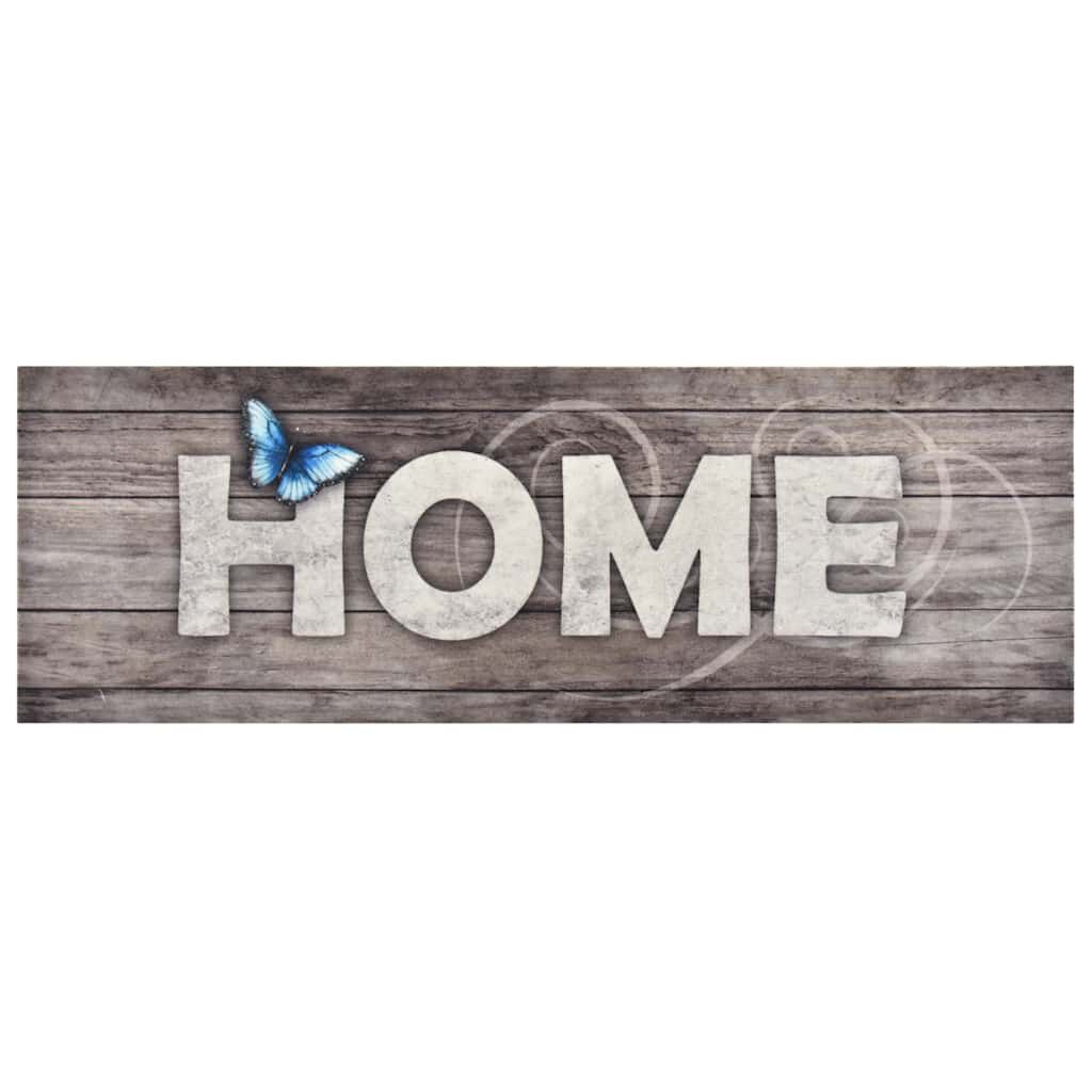 vidaXL Πατάκι Κουζίνας Σχέδιο Home Πλενόμενο 60 x 180 εκ.