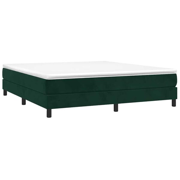 vidaXL &Kappa;&rho;&epsilon;&beta;ά&tau;&iota; Boxspring &mu;&epsilon; &Sigma;&tau;&rho;ώ&mu;&alpha; &Sigma;&kappa;&omicron;ύ&rho;&omicron; &Pi;&rho;ά&sigma;&iota;&nu;&omicron; 160x200&epsilon;&kappa;. &Beta;&epsilon;&lambda;&omicron;ύ&delta;&iota;&nu;&omicron;