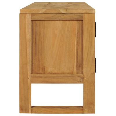 vidaXL Έπιπλο Τηλεόρασης 120 x 32 x 45 εκ. από Μασίφ Ξύλο Teak