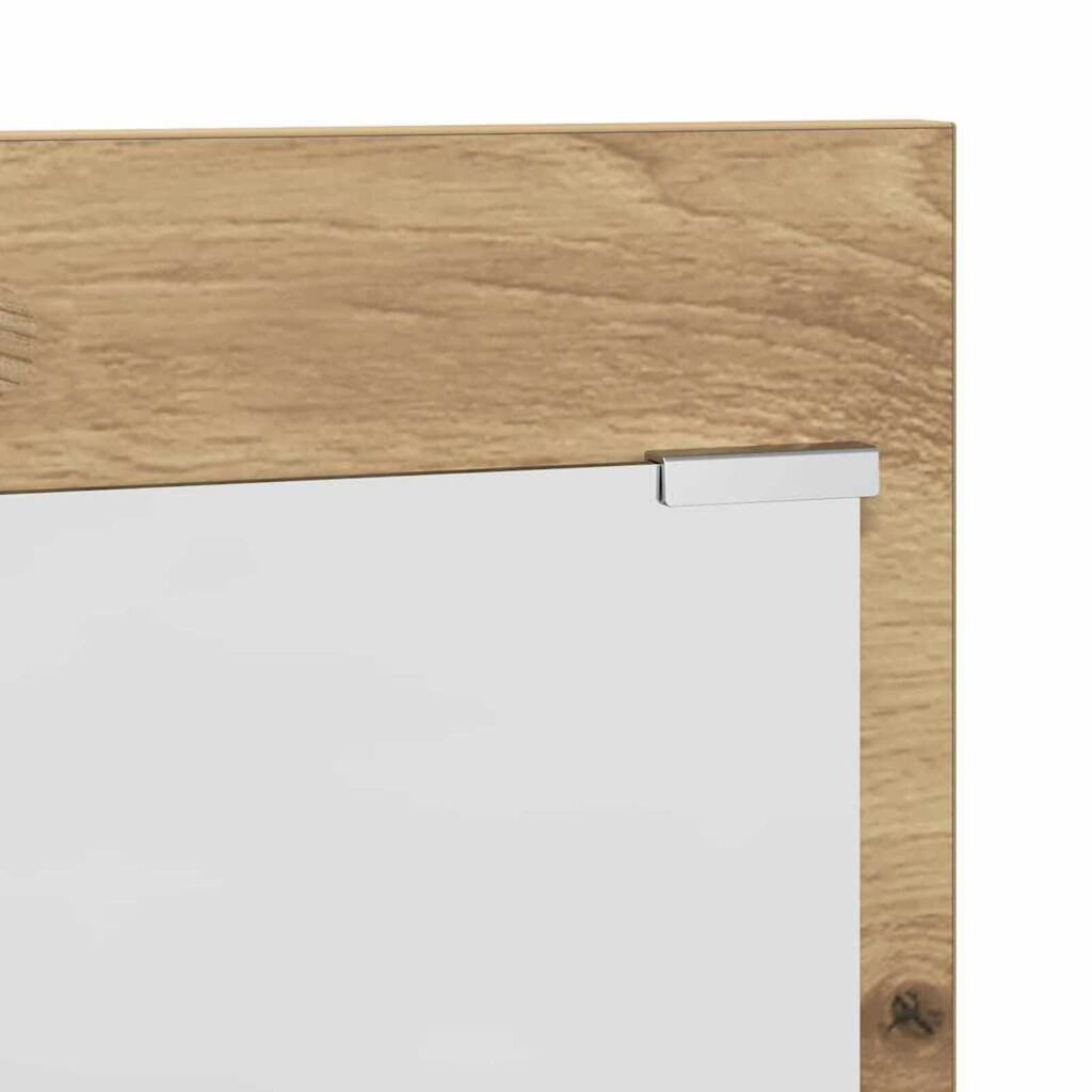 vidaXL Τοίχου Κρεμάστρα με ράφι artisan δρυς 70 x 10 x 90 εκ.