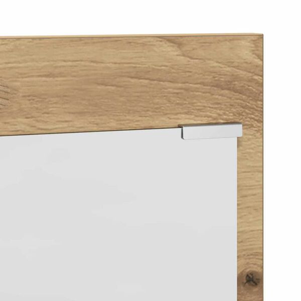 vidaXL Τοίχου Κρεμάστρα με ράφι artisan δρυς 70 x 10 x 90 εκ.