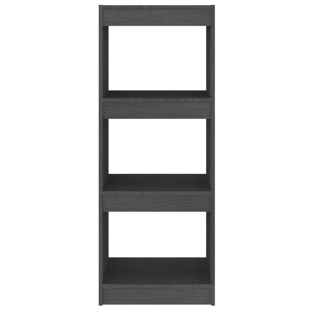vidaXL Βιβλιοθήκη/Διαχωριστικό Χώρου Γκρι 40x30x103,5 εκ. Ξύλο Πεύκου