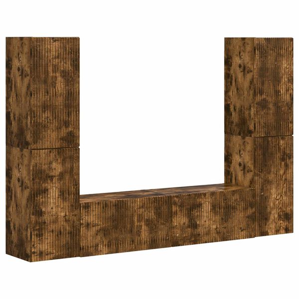 vidaXL &Sigma;&epsilon;&tau; &epsilon;&pi;ί&pi;&lambda;&omicron;&upsilon; &tau;&eta;&lambda;&epsilon;ό&rho;&alpha;&sigma;&eta;&sigmaf; 6 pcs &Kappa;&alpha;&pi;&nu;&iota;&sigma;&tau;ό &Delta;&rho;ύ&sigmaf; &Epsilon;&pi;&epsilon;&xi;&epsilon;&rho;&gamma;&alpha;&sigma;&mu;έ&nu;&omicron; &xi;ύ&lambda;&omicron;