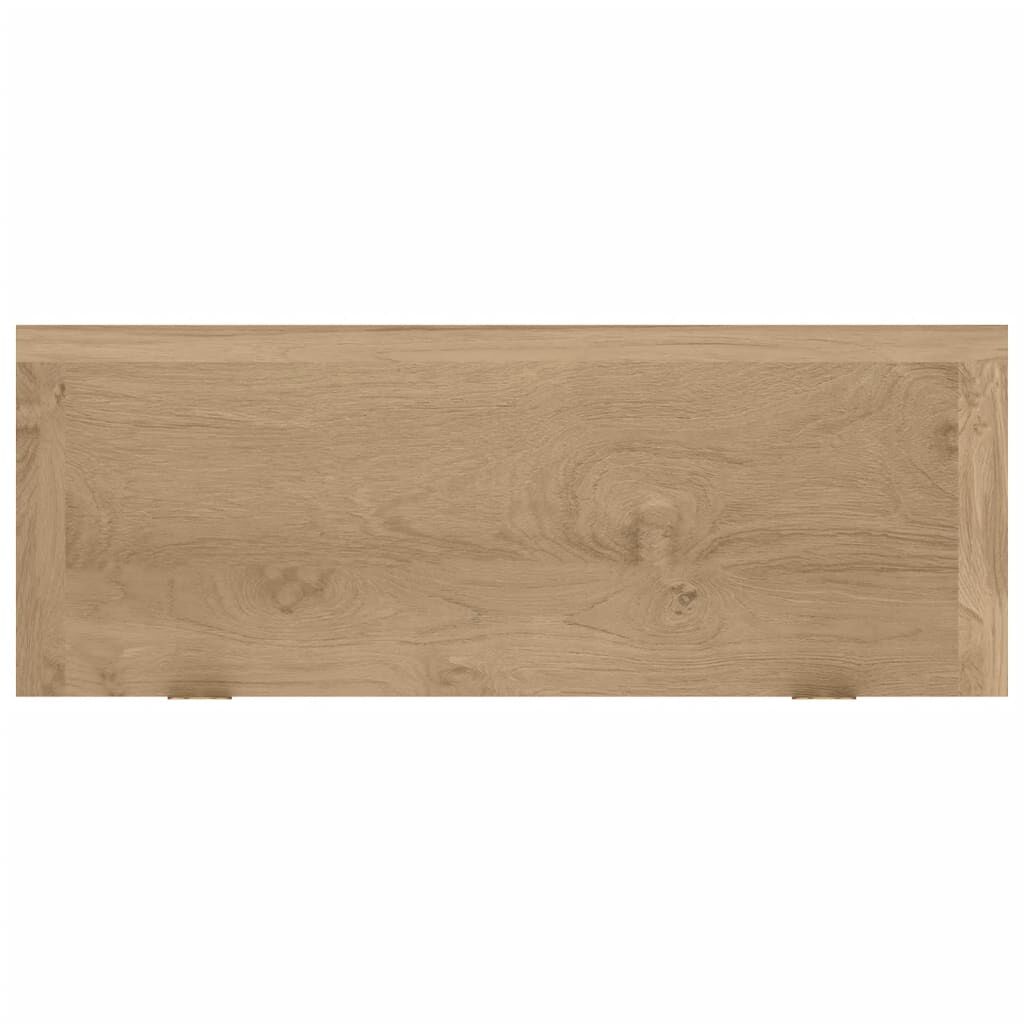 vidaXL Ράφια Τοίχου 2 τεμ. 40 x 15 x 6 εκ. από Μασίφ Ξύλο Teak