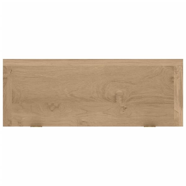 vidaXL Ράφια Τοίχου 2 τεμ. 40 x 15 x 6 εκ. από Μασίφ Ξύλο Teak