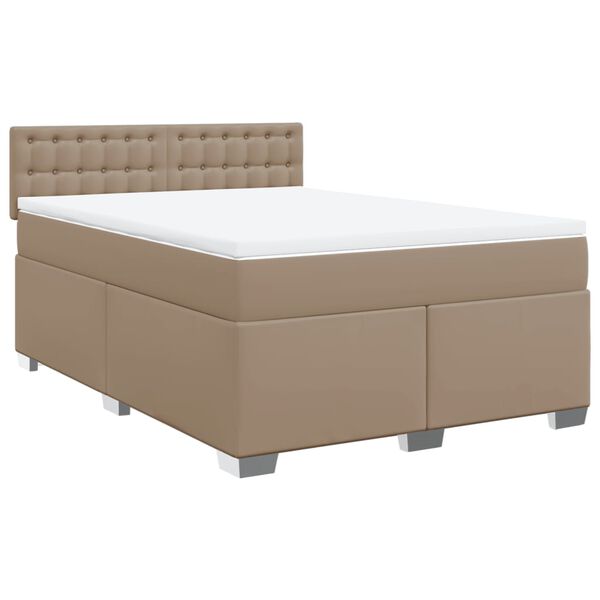 vidaXL &Kappa;&rho;&epsilon;&beta;ά&tau;&iota; Boxspring &mu;&epsilon; &Sigma;&tau;&rho;ώ&mu;&alpha; &Kappa;&alpha;&pi;&omicron;&upsilon;&tau;&sigma;ί&nu;&omicron; 160x200&epsilon;&kappa;.&alpha;&pi;ό &Sigma;&upsilon;&nu;&theta;.&Delta;έ&rho;&mu;&alpha;