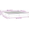 vidaXL Κρεβάτι Boxspring χωρίς Στρώμα Σκούρο Γκρι 200x210 εκ Βελούδινο