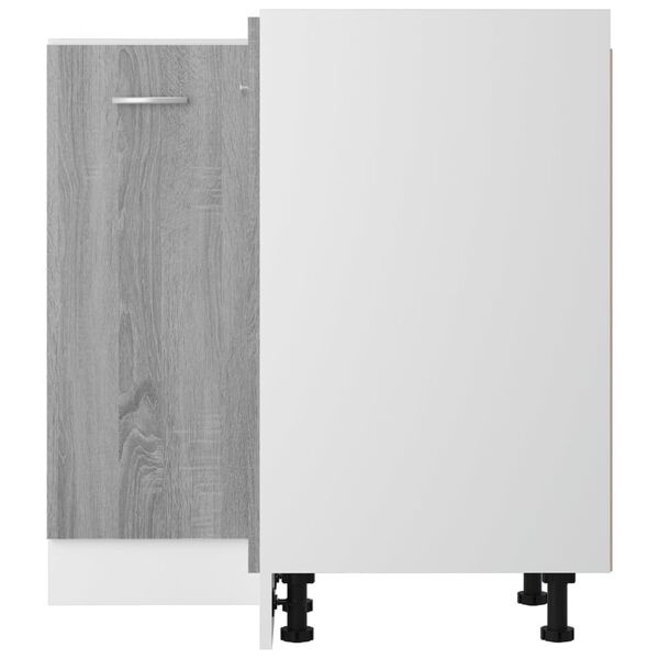 vidaXL Ντουλάπι Κουζίνας "Lyon" Γκρι Sonoma 75,5x75,5x81,5 εκ. από Τεχνητό Ξύλο