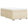 vidaXL &Kappa;&rho;&epsilon;&beta;ά&tau;&iota; Boxspring &mu;&epsilon; &Sigma;&tau;&rho;ώ&mu;&alpha; &Kappa;&rho;&epsilon;&mu; 120x200 &epsilon;&kappa;. &Upsilon;&phi;&alpha;&sigma;&mu;ά&tau;&iota;&nu;&omicron;