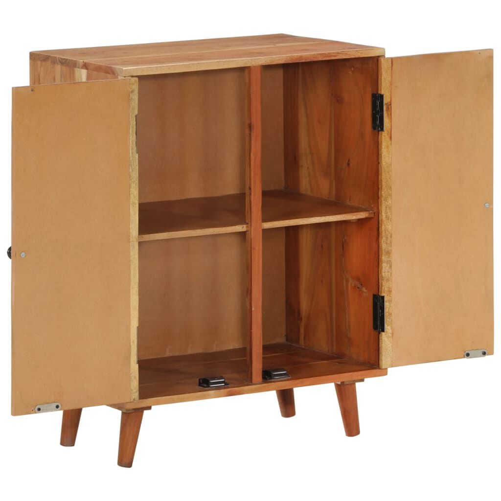 vidaXL Ντουλάπι 60 x 33 x 74 εκ. από Μασίφ Ξύλο Ακακίας