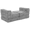 vidaXL Μαξιλάρι 4 pcs Ανοιχτό γκρι 70 x 70 x 54 εκ Πολυεστέρας