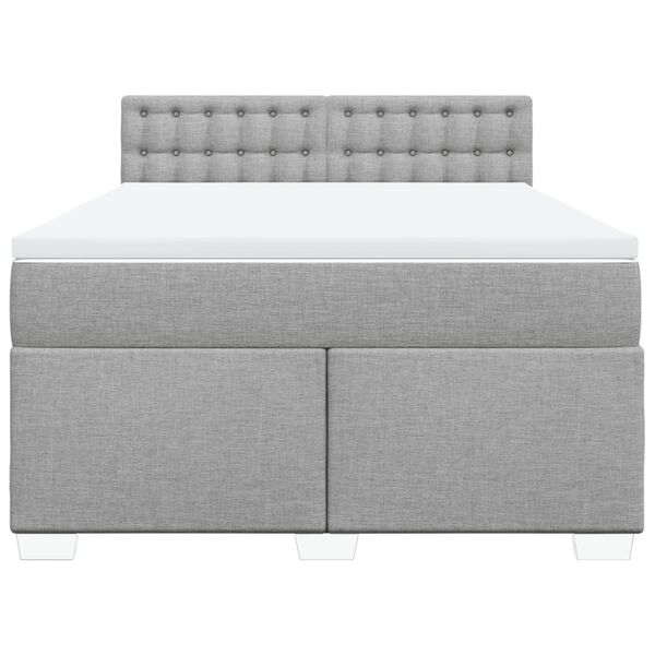 vidaXL &Kappa;&rho;&epsilon;&beta;ά&tau;&iota; Boxspring &mu;&epsilon; &Sigma;&tau;&rho;ώ&mu;&alpha; &Alpha;&nu;&omicron;&iota;&chi;&tau;ό &Gamma;&kappa;&rho;&iota; 140x200 &epsilon;&kappa;. &Upsilon;&phi;&alpha;&sigma;&mu;ά&tau;&iota;&nu;&omicron;