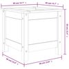 vidaXL Ζαρντινιέρα Γκρι 40 x 40 x 39 εκ. από Μασίφ Ξύλο Πεύκου
