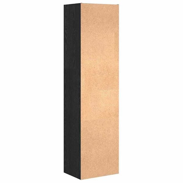 vidaXL Βιβλιοθήκη Μαύρη δρυς 40 x 30 x 152 εκ. Επεξεργασμένο ξύλο