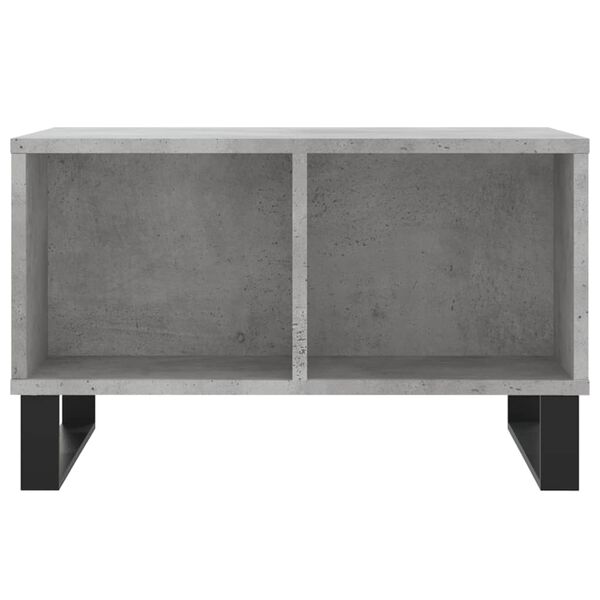vidaXL Τραπεζάκι Σαλονιού Γκρι Σκυρ. 60x50x36,5 εκ. Επεξεργ. Ξύλο