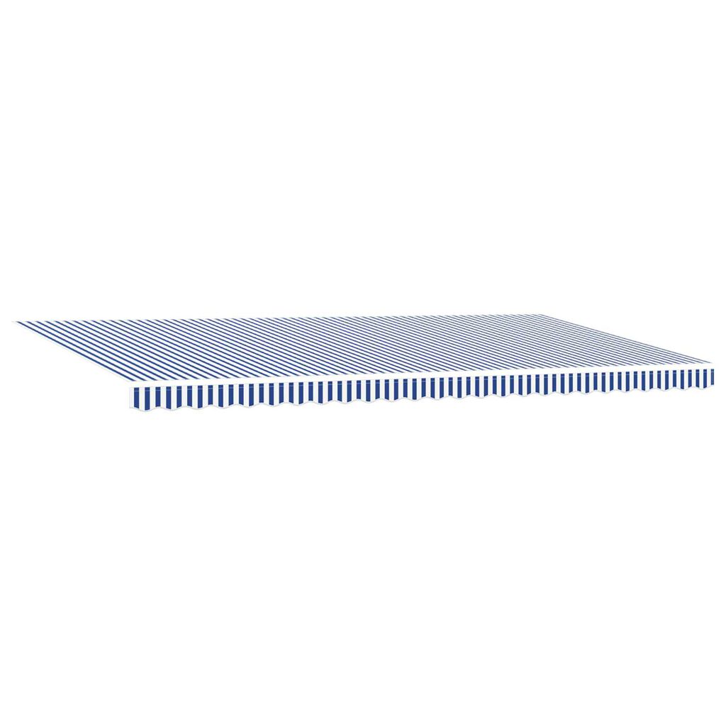 vidaXL Σκηνίτσα Αναδιπλούμενη with Μπλε και λευκό 6 x 3 m