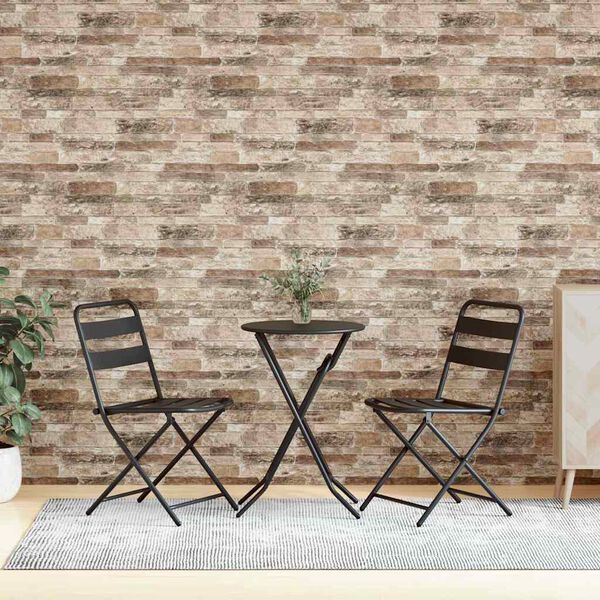 vidaXL Πάνελ Τοίχου 3D 10 τεμ. Σχέδιο Τούβλα Πολύχρωμο EPS