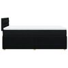 vidaXL Κρεβάτι Boxspring με Στρώμα Μαύρο 100 x 200 εκ. Υφασμάτινο