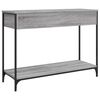 vidaXL Τραπέζι Κονσόλα Γκρι Sonoma 100x34,5x75 εκ. Επεξεργασμένο Ξύλο