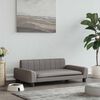 vidaXL Κρεβάτι Σκύλου Taupe 90 x 53 x 30 εκ. Υφασμάτινο