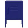 vidaXL Κομοδίνο Ναυτικό Μπλε 35 x 35 x 51 εκ. από Ατσάλι