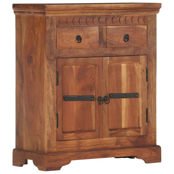 vidaXL Ντουλάπι / Ψηλός Μπουφές 63 x 30 x 75 εκ. Μασίφ Ξύλο Ακακίας