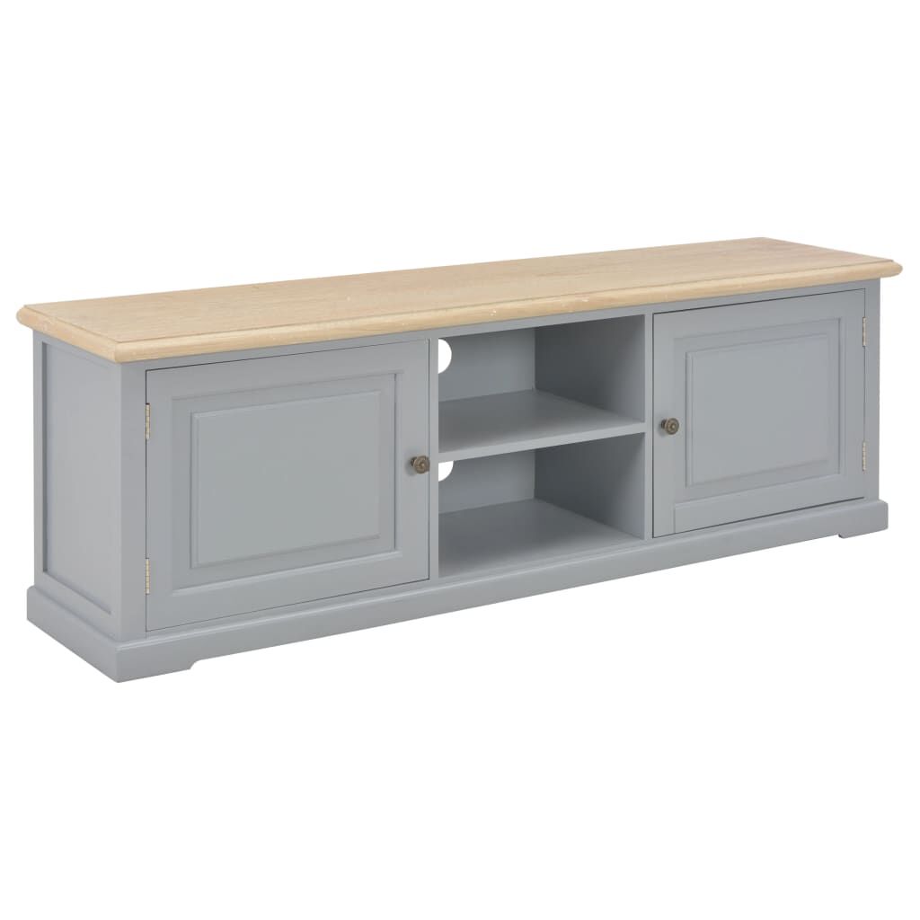 vidaXL Έπιπλο Τηλεόρασης Γκρι 120 x 30 x 40 εκ. Ξύλινο