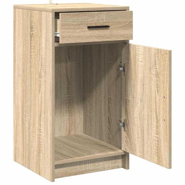vidaXL Πλαϊνό γραφείο Sonoma Δρυς 40 x 40.5 x 75 εκ Επεξεργασμένο ξύλο