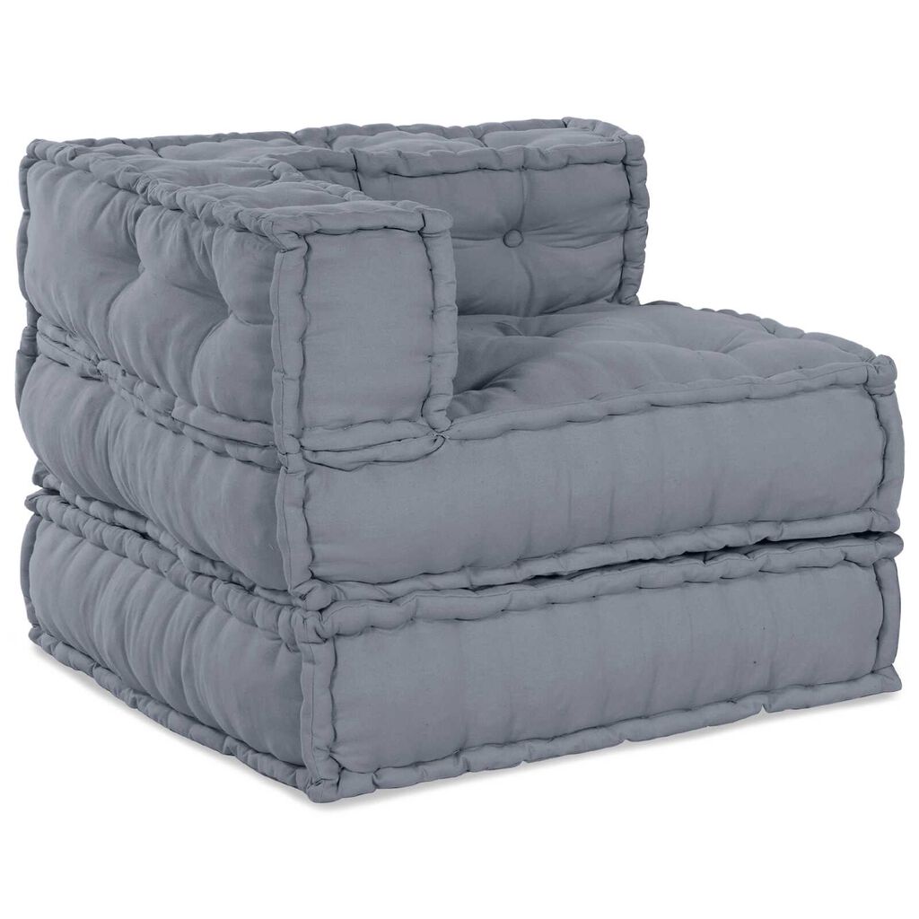 vidaXL Μαξιλάρι 3 pcs Γκρι 70 x 70 x 54 εκ Πολυεστέρας