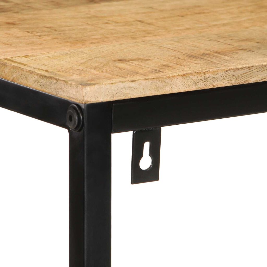 vidaXL Βιβλιοθήκη 70x35x110 εκ. Μασίφ Ξύλο Χοντρό Μάνγκο