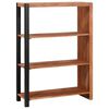 vidaXL Ράφι Βιβλίων Καφέ 80 x 30 x 110 εκ Μασίφ ξύλο ακακίας