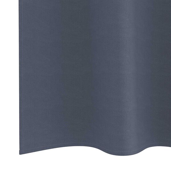 vidaXL Κουρτίνες με κουρτίνες 2 pcs Ανθρακί 225 x 140 εκ. Πολυεστέρας