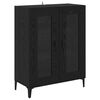 vidaXL Highboard &Mu;&alpha;ύ&rho;&eta; &Omicron;&xi;&upsilon;ά 69,5 x 34 x 180 &epsilon;&kappa;. &Epsilon;&pi;&epsilon;&xi;&epsilon;&rho;&gamma;&alpha;&sigma;&mu;έ&nu;&omicron; &xi;ύ&lambda;&omicron;