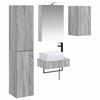 vidaXL &Sigma;&epsilon;&tau; &Epsilon;&pi;ί&pi;&lambda;&omega;&nu; &Mu;&pi;ά&nu;&iota;&omicron;&upsilon; 5 pcs &Gamma;&kappa;&rho;&iota; Sonoma