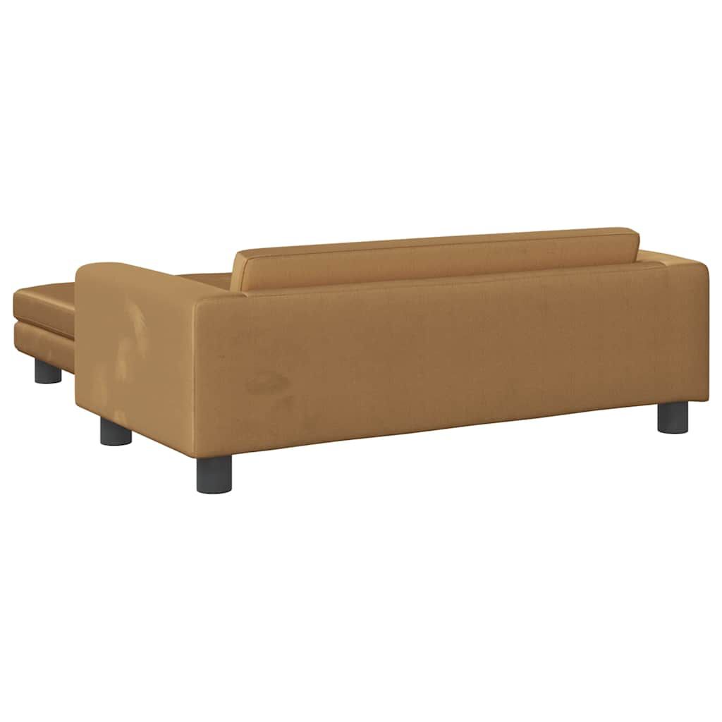 vidaXL Κρεβάτι Σκύλου με Προέκταση Καφέ 100 x 50 x 30 εκ. Βελούδινο